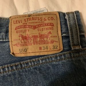 Mens Levi’s 550 Relaxed 34/32